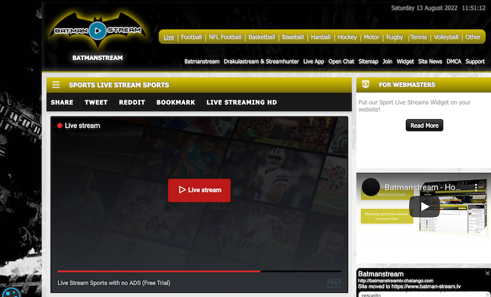 Best BatmanStream Alternatives: Watch Live Sport Online Free