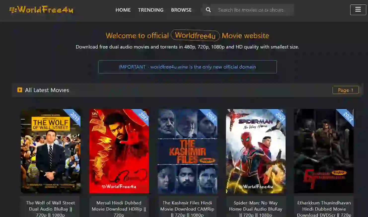 Worldfree4u : Worldfree4u trade movies download & Alternatives